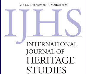 Cropped image of the cover of the International Journal of Heritage Studies